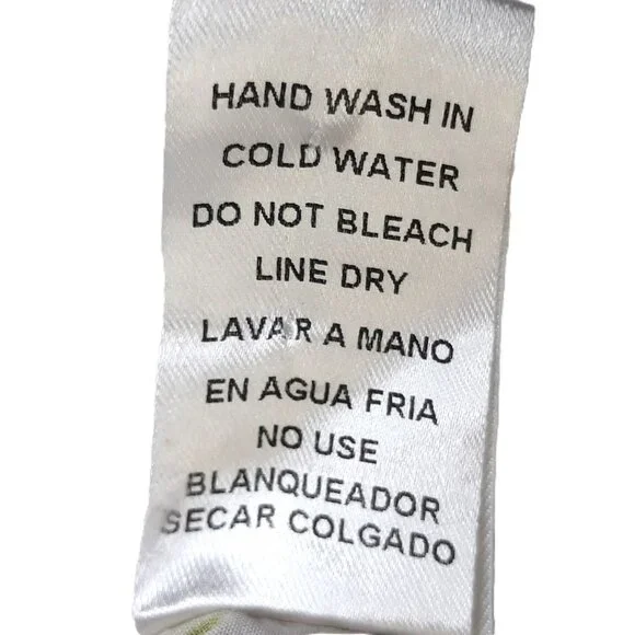 Entro Colorful Floral Ruffle Puff Sleeve Top M Boho Coquette - Picture 7 of 7